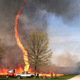Illustration for article titled Spectacular fire tornado from hell is here to kill us all